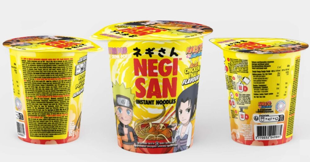 NARUTO SHIPPUDEN - Cup Noddles - Naruto/Sasuke - Poulet Thai